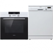 SIEMENS 西门子 HB531W1W+SN23E232TI 洗碗机烤箱套装