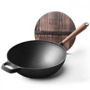 COOKER KING 炊大皇 厚铸铁炒锅 30cm *3件