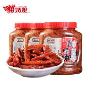 贵州特产 苗姑娘 油炸辣椒干 150g*3瓶