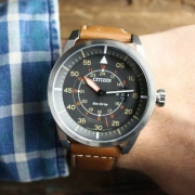 镇店之宝，Citizen 西铁城 AW1360-12H 光动能男士腕表
