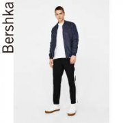 历史低价：Bershka 巴适卡 男士人造麂皮飞行员夹克