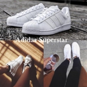 限41.5码！Adidas Originals Superstar 白色女款 贝壳头