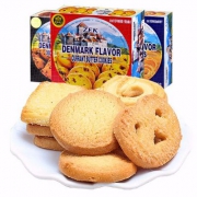 马来西亚进口，ZEK 丹麦风味 黄油曲奇饼干90g*3盒