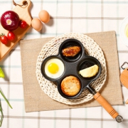 威仕朗 四孔蛋饺锅 铸铁平底锅