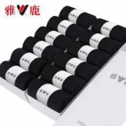 雅鹿 YALU 男士 棉质中筒袜 12双装