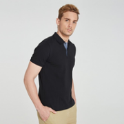 考拉工厂店 男式全棉珠地防汗味 POLO