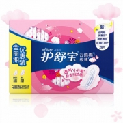 护舒宝 云感超净棉卫生巾套装28片*7件