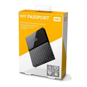 西部数据（WD）   My Passport 系列 移动硬盘 4TB