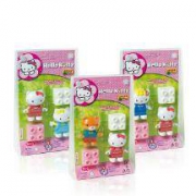 UNICO plus 维尼高布鲁斯 凯蒂猫 益智拼装积木 18个月以上