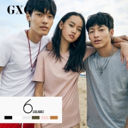 GXG 男士丝柔棉基础款纯色T恤 多色