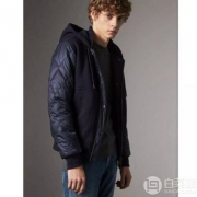 限Plus会员，Burberry 巴宝莉 40565101 男士两穿连帽飞行夹克 L/XL码
