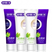 舒客 早晚立体爽清牙膏 4支