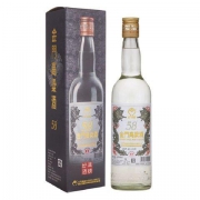 金门酒厂 高粱酒 58度白金龙 清香型 600ml