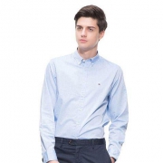 TOMMY HILFIGER 汤米·希尔费格 24F0209 男士logo款牛津修身衬衫