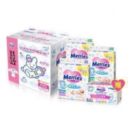 Merries 妙而舒  京东纪念新生装 （NB90片+S82片*2）