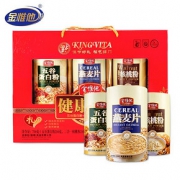 健康营养# 金惟他 中老年核桃蛋白粉麦片礼盒装3罐