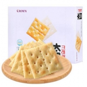 韩国进口，CROWN 可瑞安 苏打饼干 280g*2件