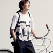 限S码：UNIQLO 优衣库 Marimekko 409979  印花T恤