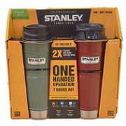 18点开始，历史新低： 473ml*2个装，Stanley 史丹利 美国保温杯大师 真空保温杯礼盒
