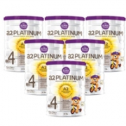 【6罐包邮装】A2 白金系列 婴幼儿配方奶粉 4段 6*900g/罐（3岁以上）