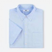 UNIQLO 优衣库 406594 男士提花短袖衬衫