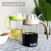 茶花 茶花玻璃油壶375ml 送胡椒粉瓶