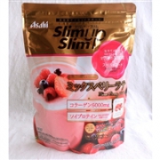 新品,朝日Asahi 胶原蛋白乳酸菌代餐粉奶昔莓果拿铁315g