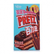 Glico 格力高 双层百力滋 饼干棒 巧克力味 50g