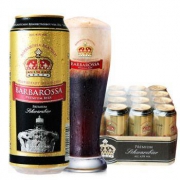 BARBAROSSA 凯尔特人 黑啤酒 500ml 24听 普通装  *3件