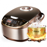 美的（Midea）  MB-WFS5017TM 电饭煲 5L 精研柴火饭 涡轮除泡防溢