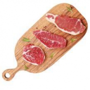 悦典 小牛凯澳洲原肉原切牛排套餐 非腌制 10片