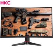 HKC 惠科 G271F 27英寸 曲面电竞吃鸡游戏台式液晶显示屏（HDMI/DP/DVI接口）