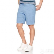 18年夏季新款，国内￥419 Nautica 诺帝卡 男士休闲无褶短裤 多色码全 Prime会员免费直邮