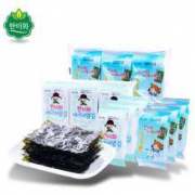 韩美禾 进口即食低盐海苔紫菜大片 5g*12包