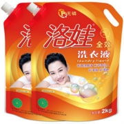 洛娃 全效洗衣液套装 2kg（2袋装）*2件