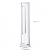 AUX 奥克斯 KFR-72LW/BpPYA1+2 变频冷暖圆柱柜机  3匹 送叮咚智能音箱、十年包修金卡