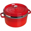 Staub 樱桃色珐琅搪瓷锅（26cm 5.0L）