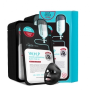 美迪惠尔 WHP保湿竹炭面膜25ml*10片*4盒+资生堂男士洗面奶130g