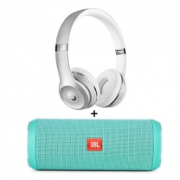 Beats Solo3 Wireless头戴式无线蓝牙运动耳机+JBL Flip4便携式蓝牙音箱