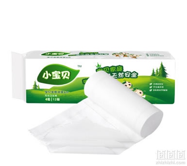 小宝贝全家共享系列无芯卷纸