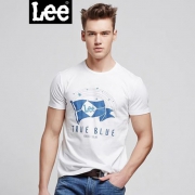 Lee 男士圆领印花短袖T恤（L14149866K14）