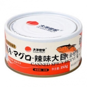 限地区：大洋世家 辣味大目金枪鱼罐头 185g *15件