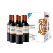 Marques de Casa Concha 侯爵葡萄酒 750ml*6  礼盒装(卡本妮苏维翁/梅洛/卡麦妮)(智利进口)