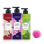 The Face Shop菲诗小铺 香体沐浴露 500ml*3瓶 送浴球