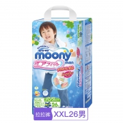 MOONY  尤妮佳 男宝宝裤型纸尿裤 XXL26片 *4件