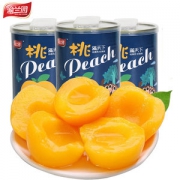 渝兰园 砀山黄桃罐头 425g*4瓶