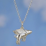 Lily Charmed Flying pig 飞天小猪925纯银项链
