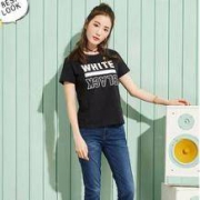 限尺码： Semir 森马 12216000101 女士T恤