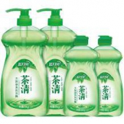 10点开始： 蓝月亮 茶清 洗洁精套装（洗涤剂1kg*2 洗洁精500g*2）