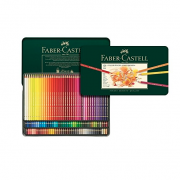 Faber-Castell 辉柏嘉 POLYCHROMOS 110011 炫彩彩色铅笔 120色 金属盒装